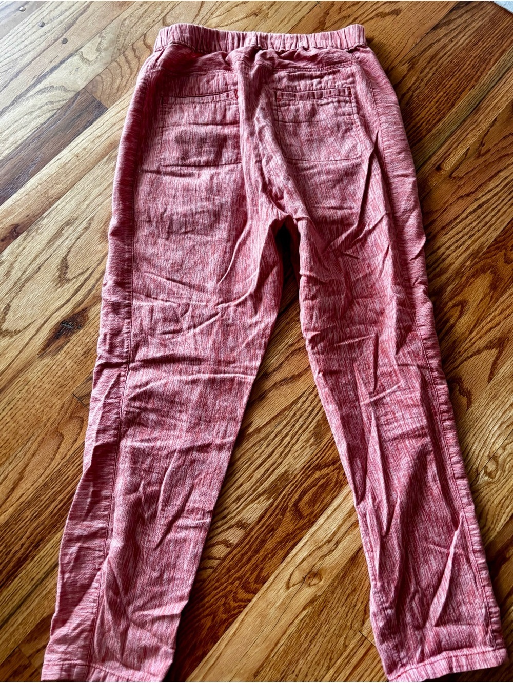 Anthropologie Dusty Rose Pull-On Track Pants - Picture 9 of 10